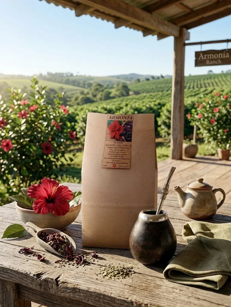 Yerba Mate Agroecológica Hibiscus-coco